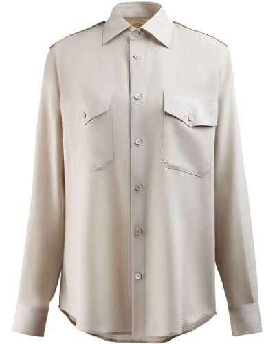Tod's Long-sleeve Wool Shirt - White