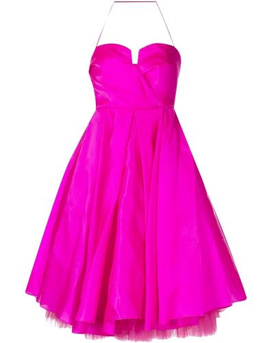 ANOUKI Bandeau-Kleid aus Seide - Pink