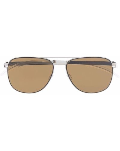Mykita Caleb Pilot-frame Sunglasses - Metallic