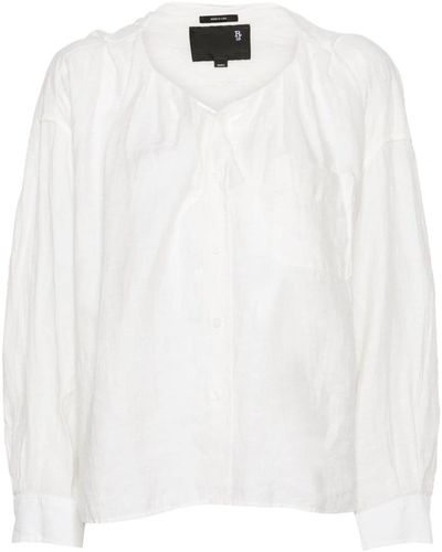 R13 Slub-texture Shirt - White