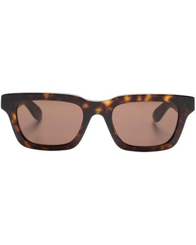 Alexander McQueen Square-frame Sunglasses - Brown