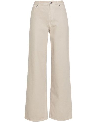 A.P.C. Weite High-Rise-Jeans - Natur