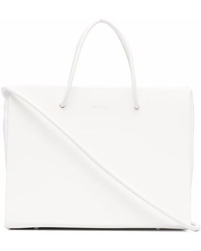 MEDEA Square Tote Bag - White