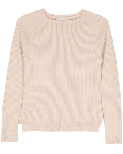 Drumohr Raglan-sleeve Cashmere Sweater - Natural