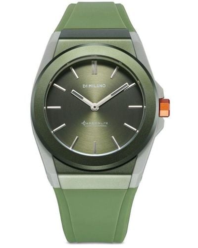 D1 Milano Reloj Carbonlite de 40.5mm - Verde