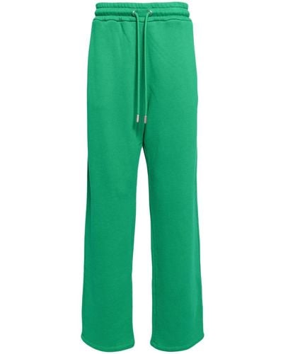 Off-White c/o Virgil Abloh Logo-embroidered Drawstring Track Trousers - Green