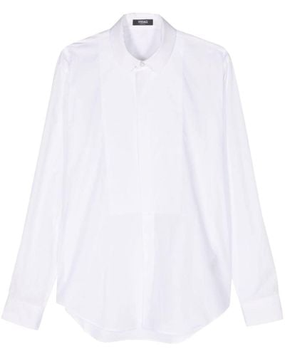 Versace Hemd mit Kontrasteinsätzen - Weiß