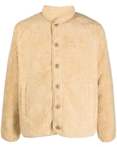 YMC Fleece Buttoned Jacket - Natural