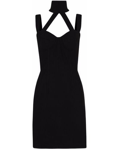 Dolce & Gabbana Short Sable Dress - Black