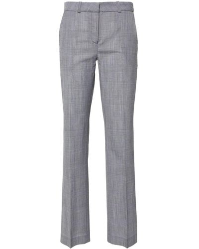 Coperni Check-pattern Tailored Trousers - Grey