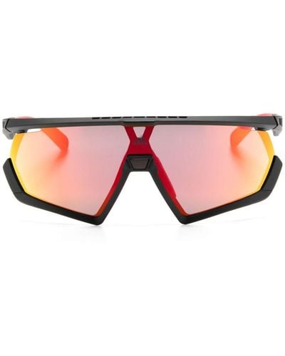 adidas SP0063 Sonnenbrille mit Shield-Gestell - Pink