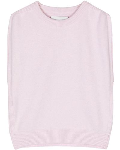 Sa Su Phi Fine-knit Cashmere Vest - Pink