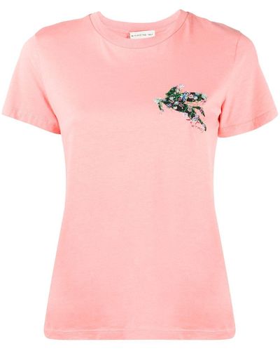 Etro ロゴ Tシャツ - ピンク