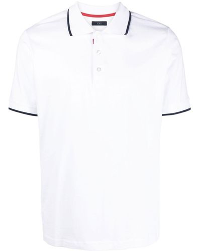 Fay Short-sleeve Polo Shirt - White