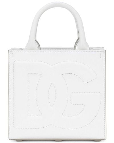 Dolce & Gabbana Minibolso shopper DG Daily - Blanco