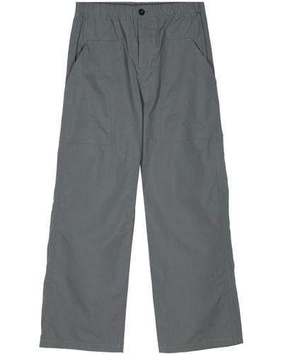 Sofie D'Hoore Mid-rise Straight-leg Trousers - Grey