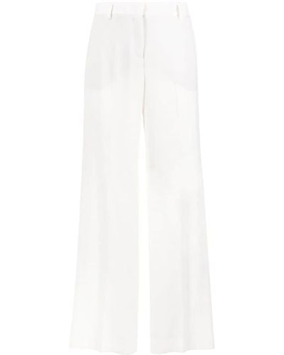 Alberto Biani Flare Tailored Pants - White