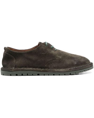 Marsèll Lace-up Suede Oxford Shoes - Brown
