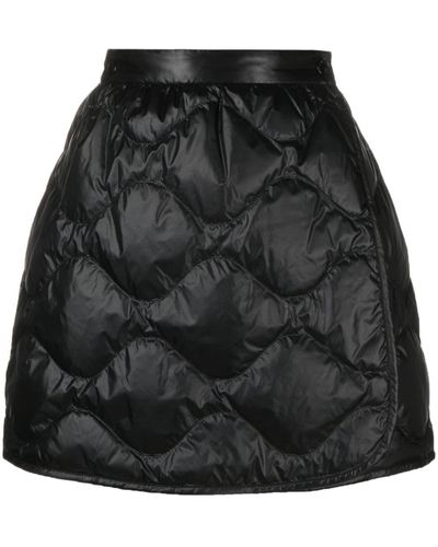 Moncler Padded Quilted Mini Skirt - Black