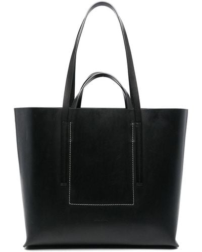Rick Owens Leather Tote Bag - Black