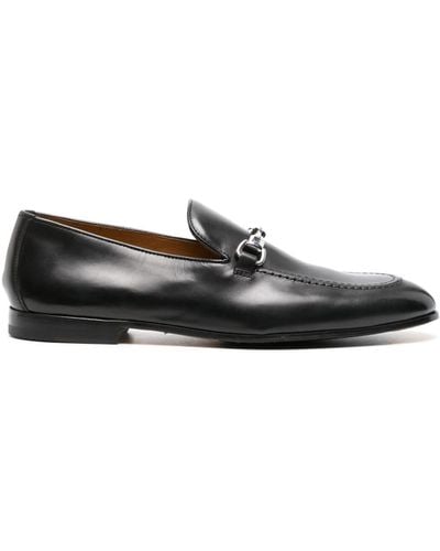Doucal's Horsebit-detail Patent-leather Loafers - Black