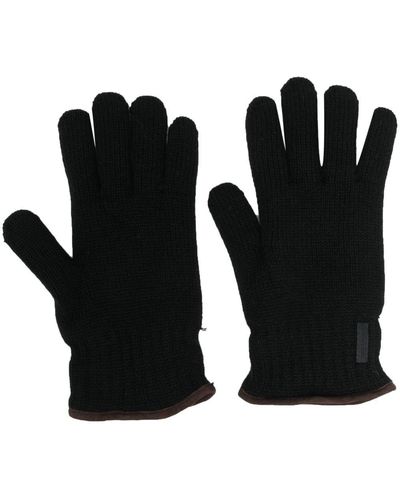 Paul & Shark Gants en laine - Noir