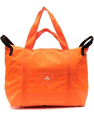 adidas By Stella McCartney Logo-raised luggage Bag - Orange