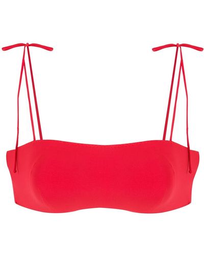 Clube Bossa Bikini Casall con tiras drapeadas - Rojo
