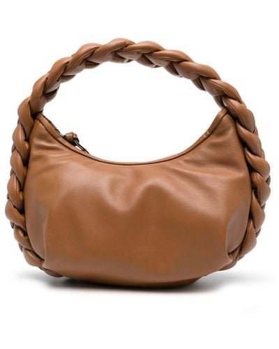 Hereu Espiga Leather Shoulder Bag - Brown