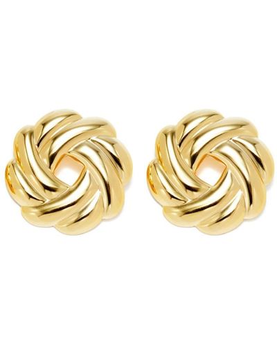 D'Estree Sonia New Flower Earrings - Metallic