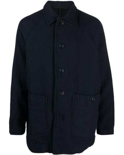Casey Casey Button-up Shirtjack - Blauw
