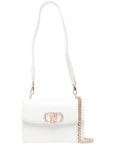 Liu Jo Schultertasche mit Logo - Weiß