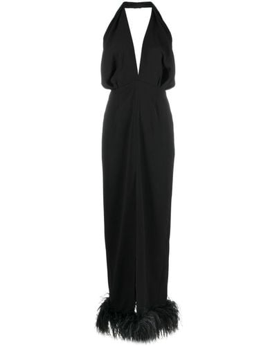 16Arlington Mini-jurk Met Halternek - Zwart