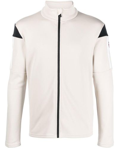 Rossignol Logo-patch Long-sleeve Sports Top - Natural