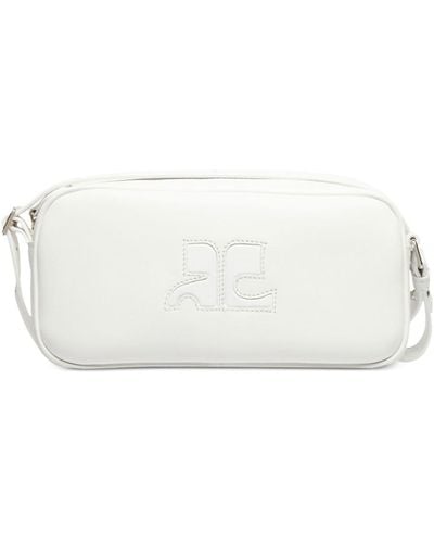 Courreges Reedition Leather Bag - White