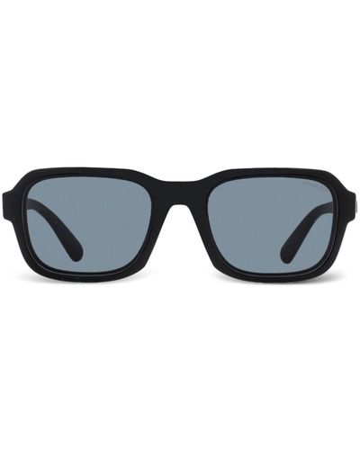 Moncler Fragment square-frame sunglasses - Azul