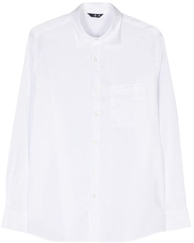 7 For All Mankind Classic-collar Long-sleeve Shirt - White