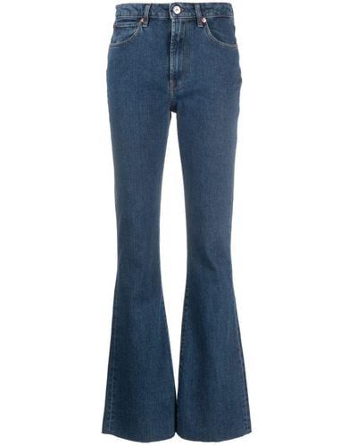 3x1 Jeans Farrah Core svasati con vita media - Blu