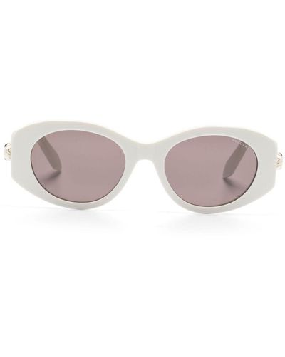 BVLGARI Serpenti Oval-frame Sunglasses - Pink