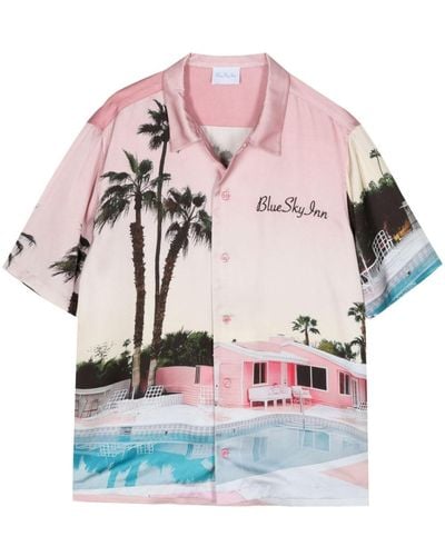 BLUE SKY INN Camicia Pink Motel - Rosa