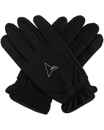 Roa Logo-print Gloves - Black