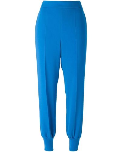 Stella McCartney 'Julia' Hose mit elastischen Bündchen - Blau