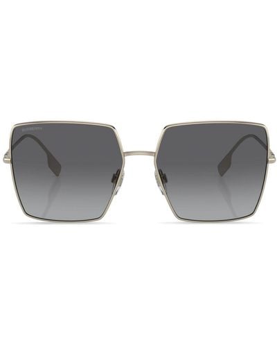 Burberry Gafas de sol Daphne con montura oversize - Gris