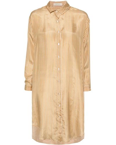 Mes Demoiselles Hiva Silk Shirt Dress - Natural