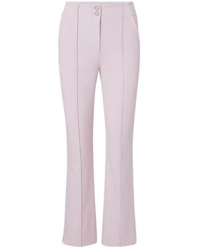 Veronica Beard Kean Cropped Trousers - Pink