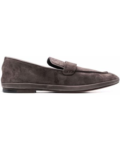 Henderson Ernest Round-toe Loafers - Brown
