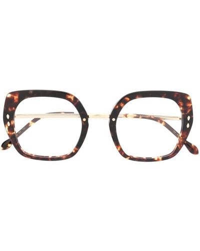 Isabel Marant Tortoiseshell Oversized-frame Glassed - Brown