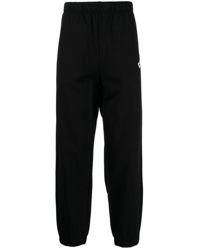 Chocoolate Pantalon de jogging en coton à logo imprimé - Noir