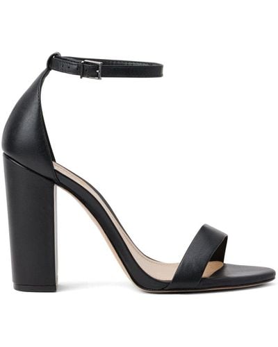 SCHUTZ SHOES Gisele 105mm Open-toe Leather Sandals - Black