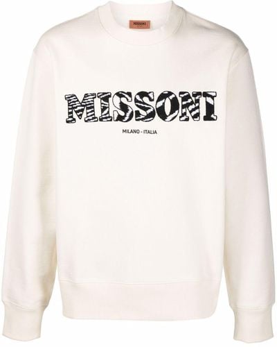 Missoni Sweatshirt mit Logo-Print - Mehrfarbig